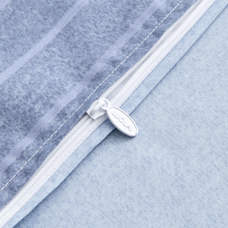 罗莱 碧海流云斜纹全棉四件套高清大图