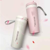 XHS双层麦香杯 车载杯颜色随机