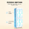 [官方正品]美的冰箱家用租房宿舍双门小户型白色小冰箱186升一级能效双系统省电低音节能风冷无霜MR-196W极地白