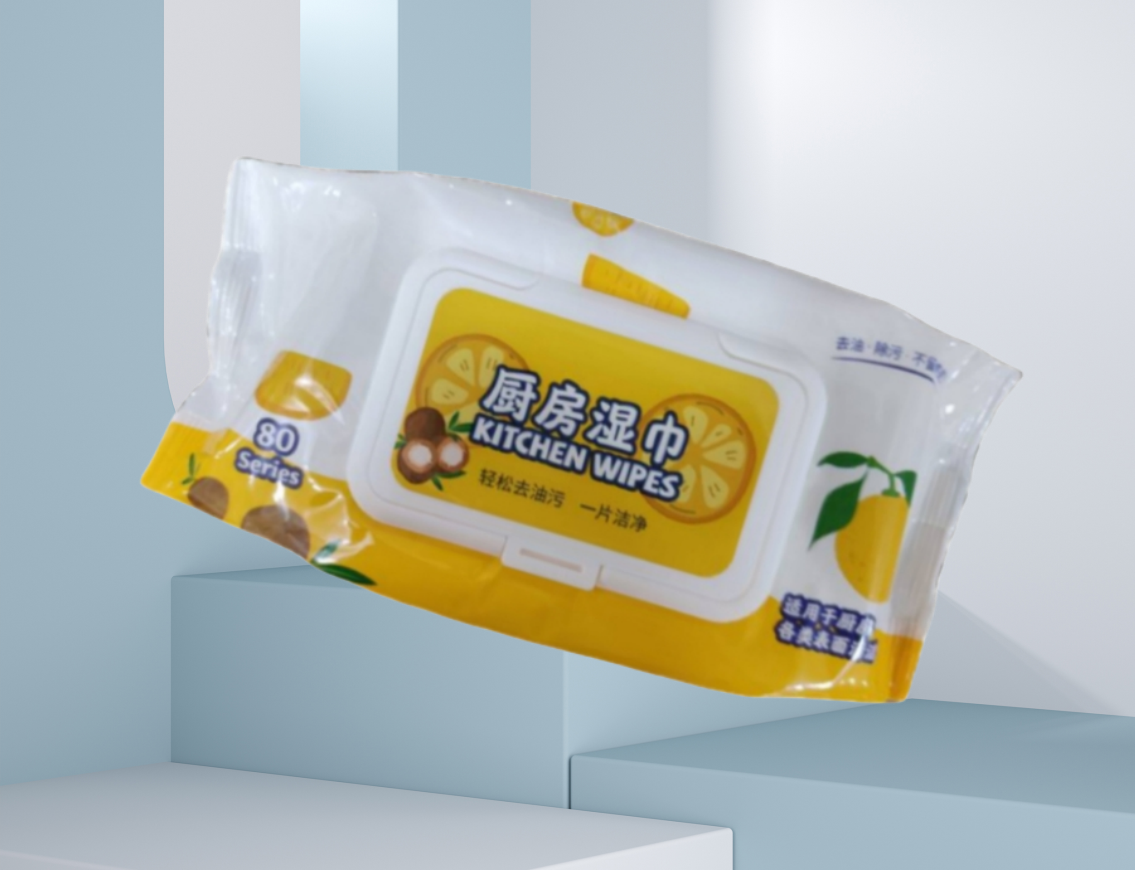 厨房专用湿纸巾强力去油污超大包除油清洁湿巾懒人抹布洗碗湿巾纸-【加厚超大包】;10包装