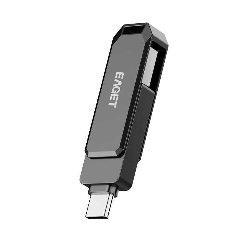 忆捷(EAGET)CF66 手机U盘Type-C USB3.2 双接口手机电脑多用旋转金属 优盘64GB