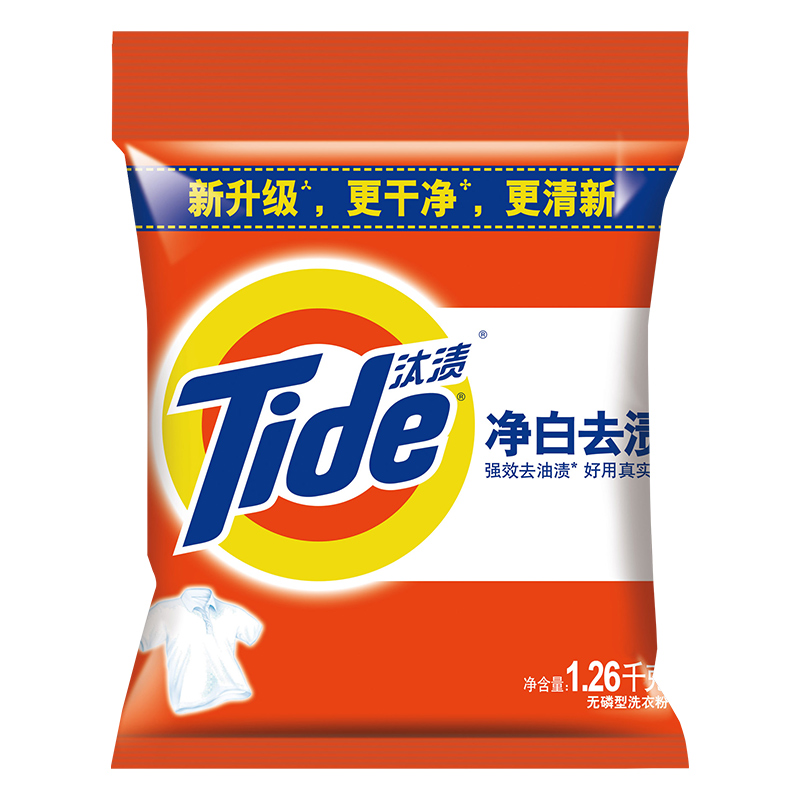 汰渍 1.15kg 净白去渍强效去油污香味持久洗衣粉家庭装高清大图
