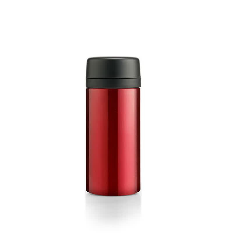 双立人 真空保温杯茶漏杯420mL亮光红ZW-BP103高清大图