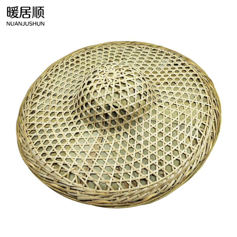 暖居顺 竹编斗笠 46cm 顶高清大图
