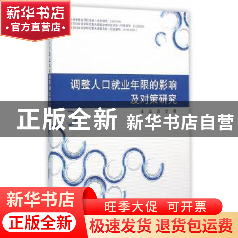 正版 调整人口就业年限的影响及对策研究 汪泓,吴忠著 同济大学