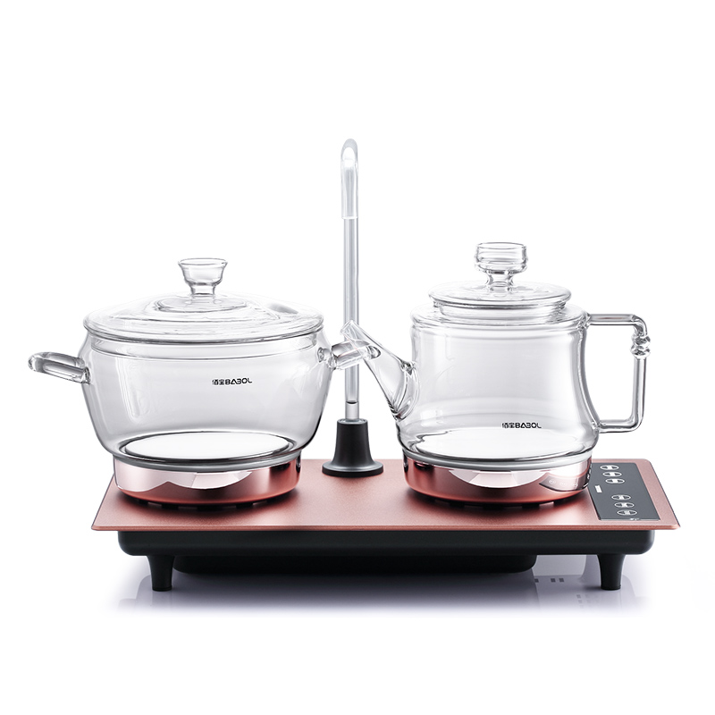 Babol/佰宝 DCH-901电子茶炉 全自动抽水玻璃电热水壶自动上水器家用烧水壶国产温控器办公室煮茶壶高清大图