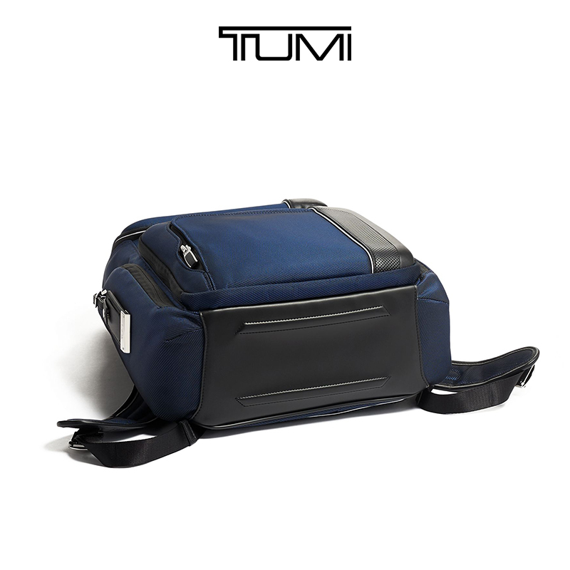 TUMI途明 ARRIVE’系列 时尚色彩拼接设计男士双肩背包 025503013NVY3-蓝色