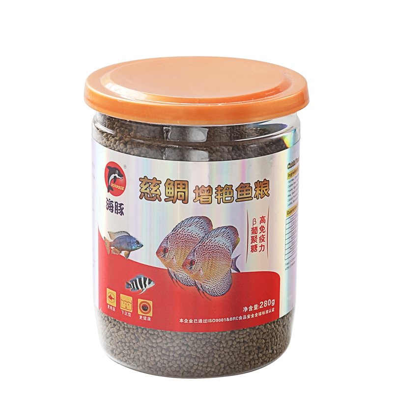 三湖慈鲷饲料热带鱼增艳增色担鲷马鲷科鱼饲料卷贝下沉型鱼食高清大图