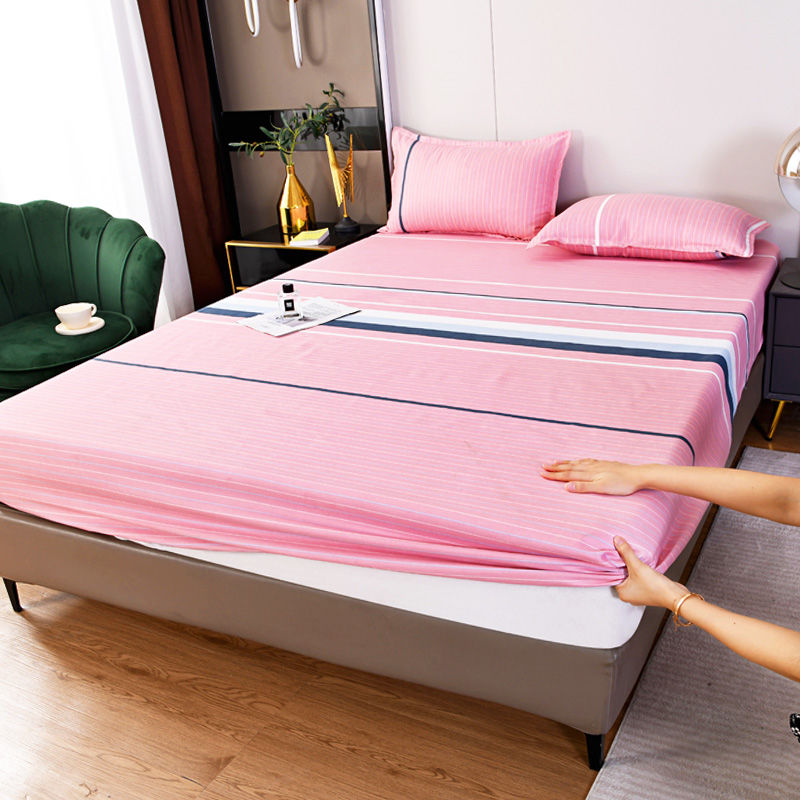 防滑活性斜纹床笠保护套棕垫套垫套加高加厚防灰尘高清大图