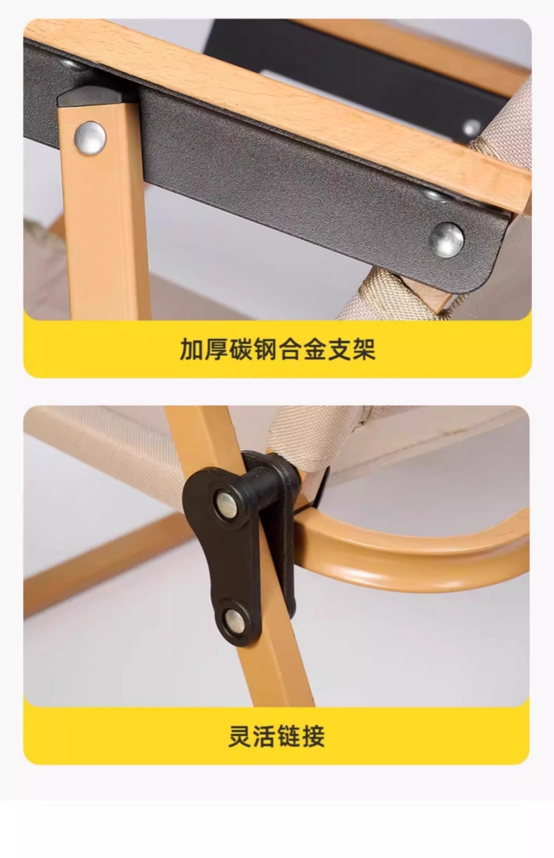 赛颐盛户外折叠凳390*390*650mm把高清大图