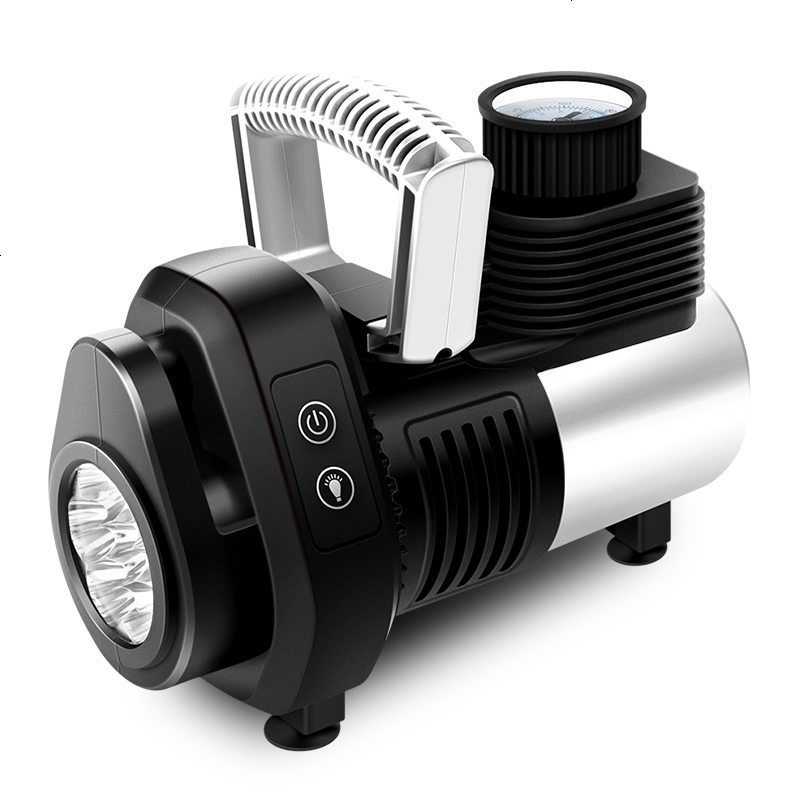 车载充气泵便携式12v气泵车用轮胎加气泵电动打气泵汽车充气泵报价