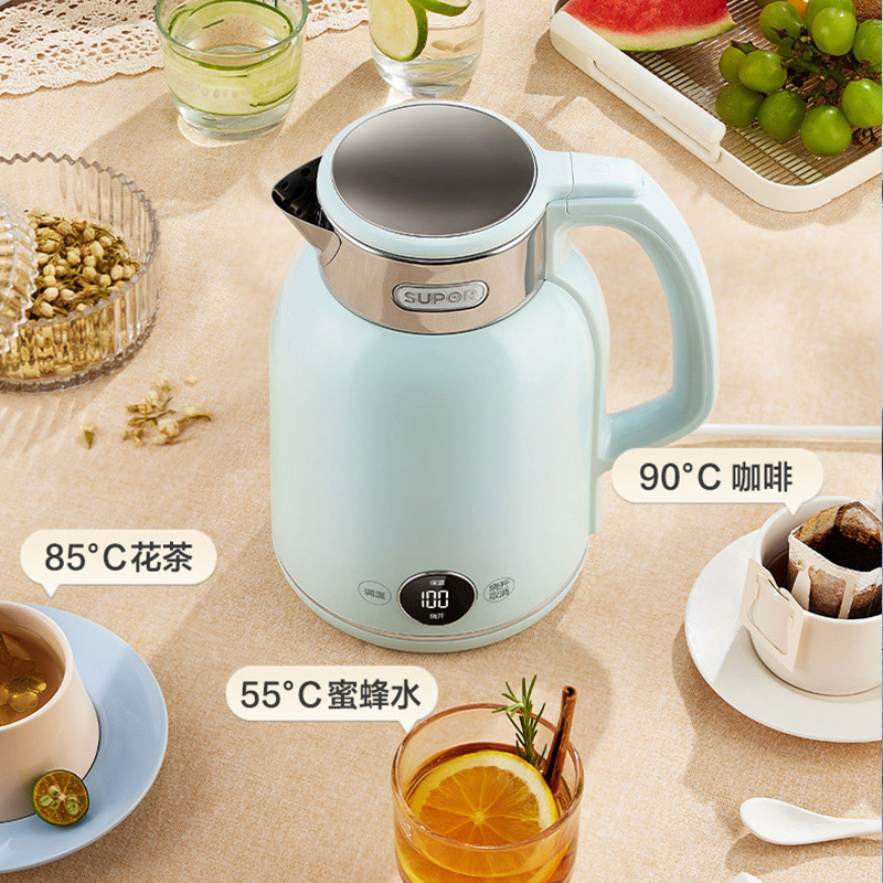 苏泊尔(SUPOR) 电水壶恒温电热水壶大容量316不锈钢烧水壶家用全自动保温电水壶SW-17T20A高清大图