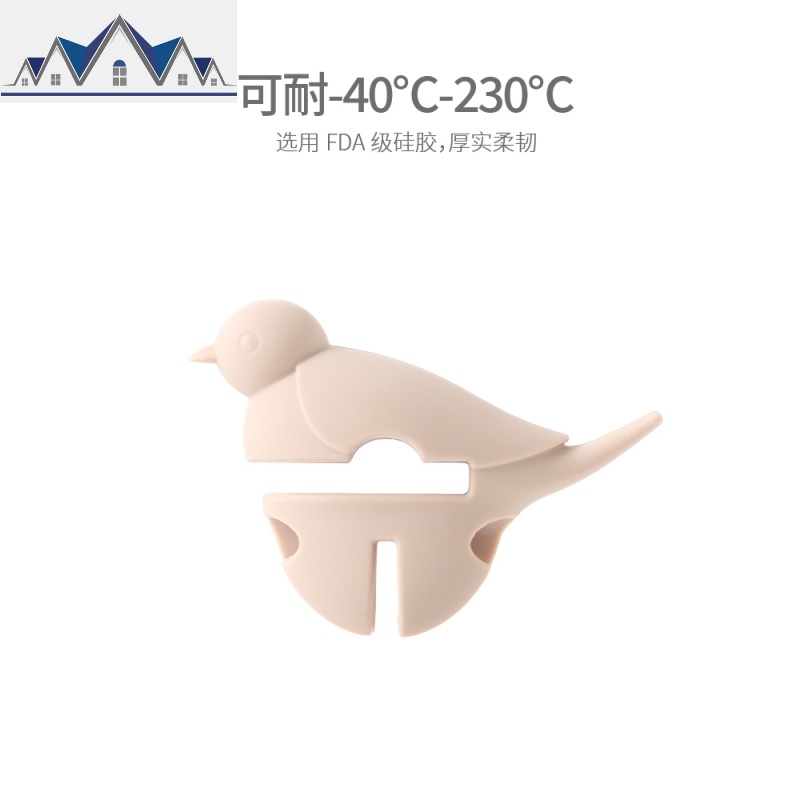 防溢锅夹硅胶锅边防烫夹家用可高温厨房锅盖锅铲架煮面烧汤防溢器 三维工匠收纳层架高清大图