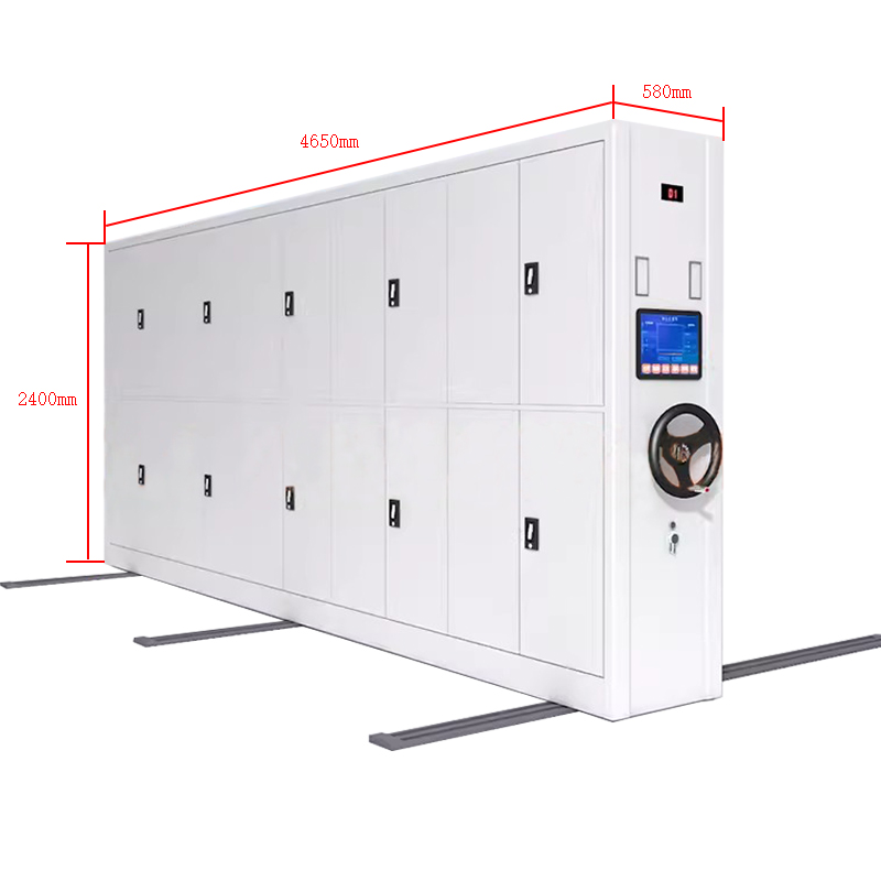 正斌密集柜档案室电动智能密集架移动档案柜凭证资料柜手摇文件柜一列5组每立方(智能)高清大图