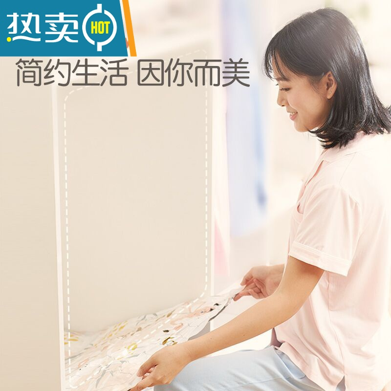 敬平抽真空压缩袋收纳袋棉被家用装被子子封口机真空气羽绒服密封衣服 L:11件套[5特大+5大号]+手泵+划片 大号(10