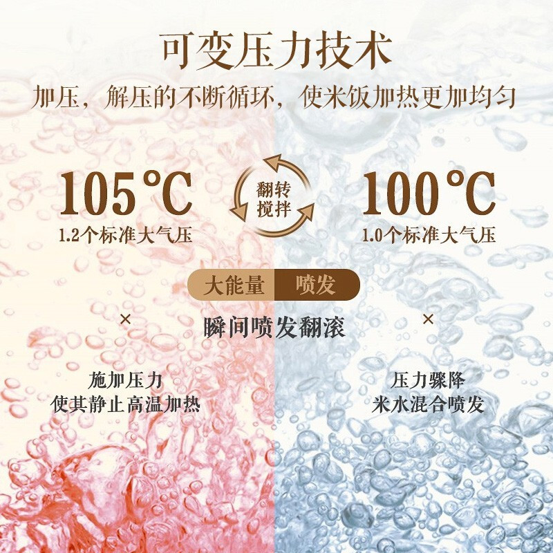 松下(Panasonic) 电饭煲电饭锅2-4人IH电磁加热家用多功能电饭锅智能松下电饭锅3L可预约 SR-E10H1