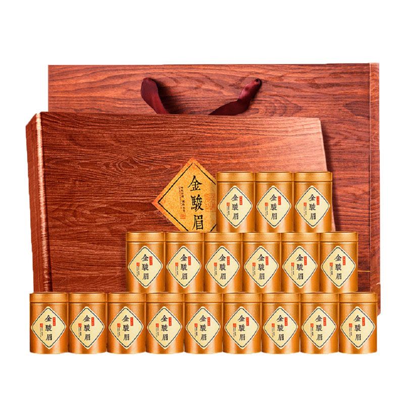 源御露(Yuan Yu Lu)新春茶武夷红茶金骏眉小金罐蜜香型茶叶散装尊享私藏礼盒装180g图片