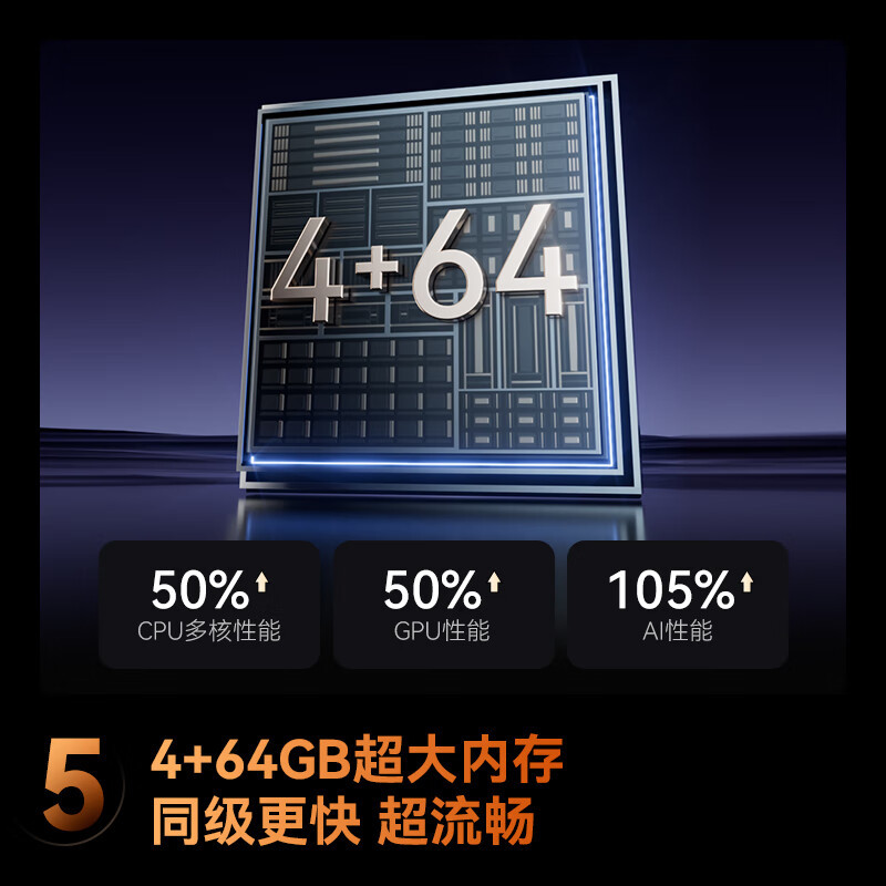 长虹电视65D68F-G1 65英寸 144Hz高刷 4GB+64GB大内存 4K超高清智能液晶平板电视机高清大图