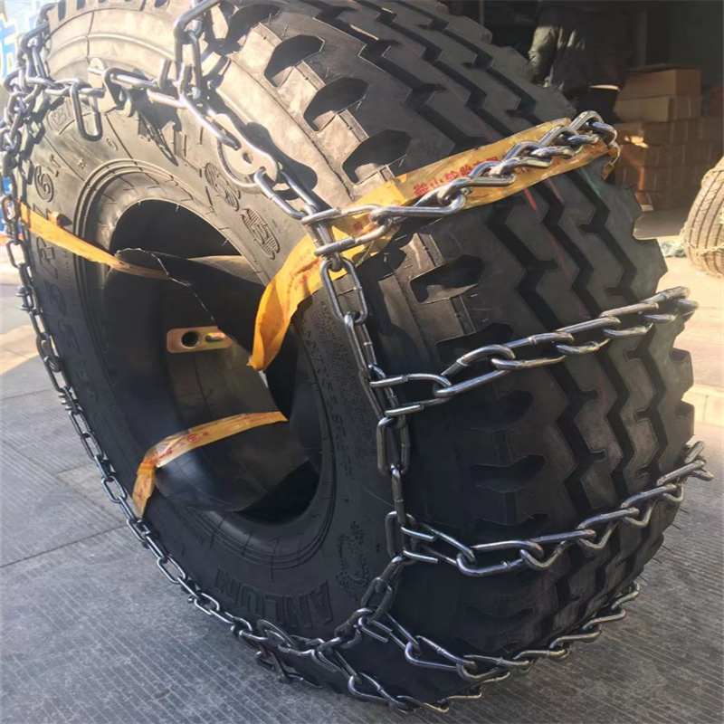 汽车专用防滑链应急黑色加粗锰钢链轮胎铁链8*8mm粗度 265-75-R16 2条