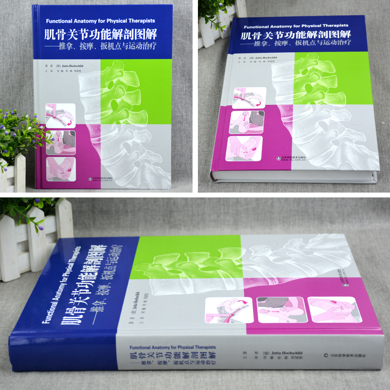 [正版]肌骨关节功能解剖图解 推拿 按摩 扳机点运动治疗刘楠 编解剖学基础肌骨触诊与扳机点筋膜手法治疗整脊技术书籍高清大图