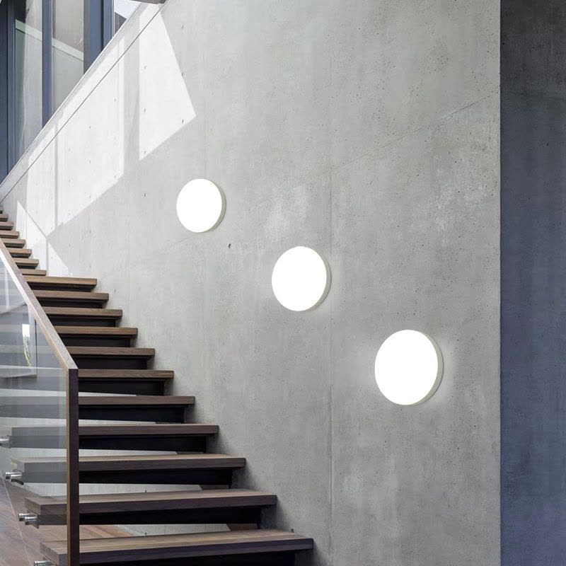 壁灯户外防水楼梯过道走廊墙壁灯现代简约阳台卧室led卫生间墙灯图片