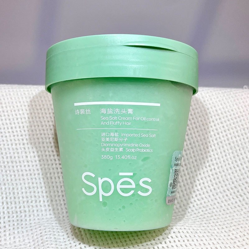 Spes海盐洗头膏清爽洗发水380g蓬松清洁