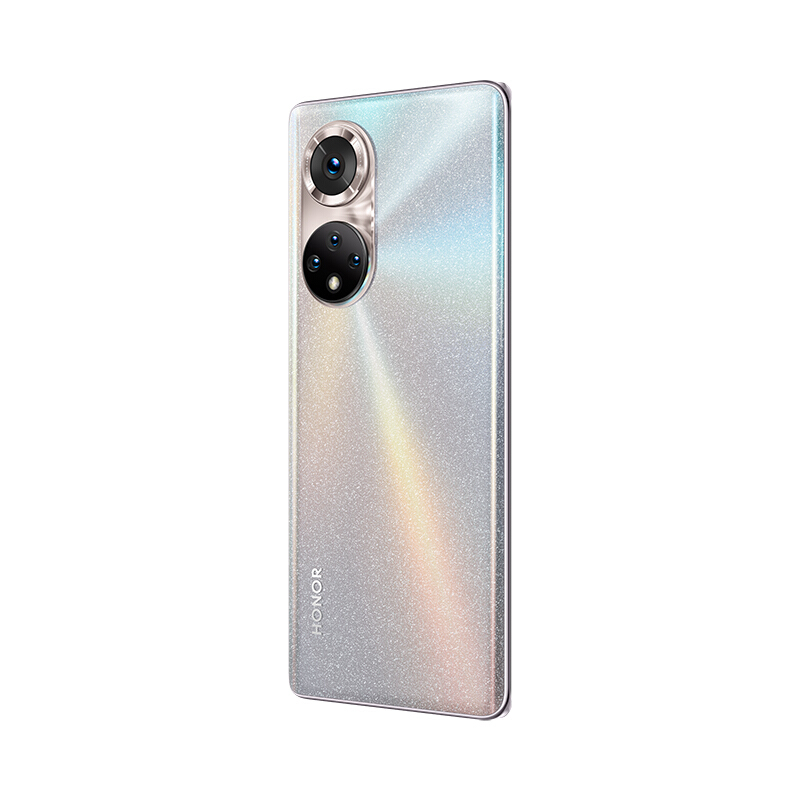荣耀50 Pro 8GB+256GB 初雪水晶 1亿像素超清影像 5G 6.72英寸超曲屏 100W超级快充 前置视频双摄 全网通版高清大图