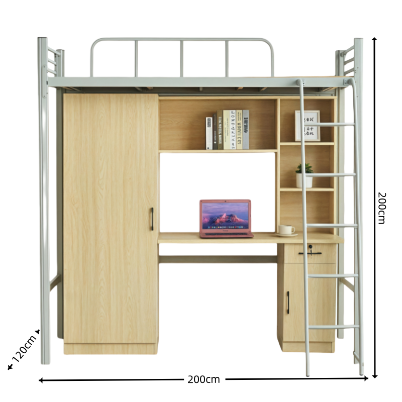 豫龙都 上床下桌 宽1.2m 张高清大图