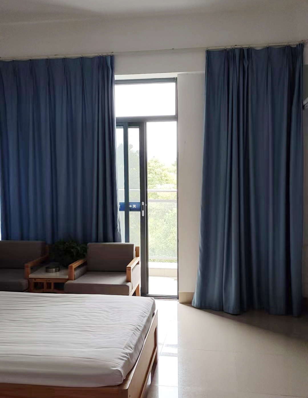 福芳布艺窗帘办公室会议室宿舍窗帘150*270cm/副