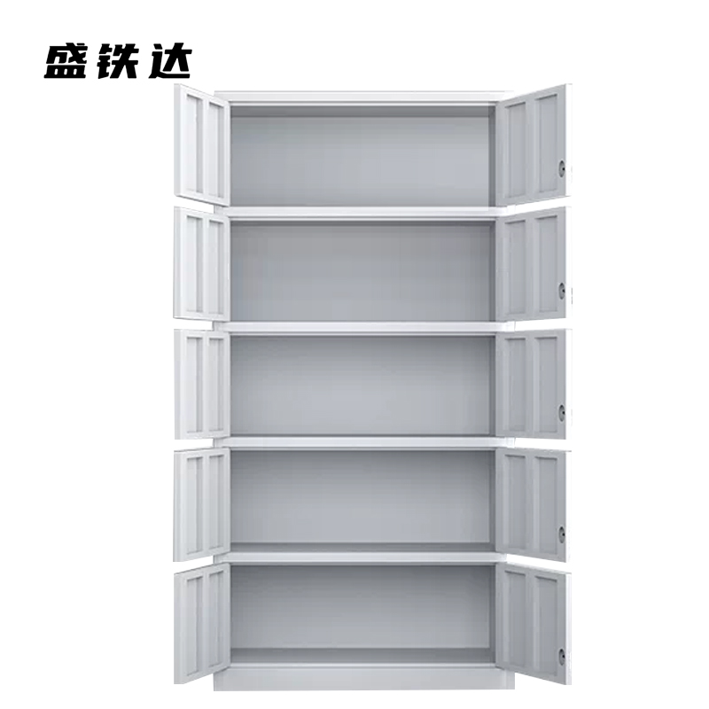 盛铁达 铁皮通五节文件柜850*390*1800mm STD-WJG1044 个高清大图