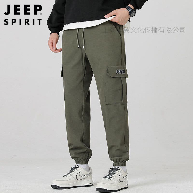 JEEP spirit吉普休闲裤冬季多口袋束脚运动百搭长裤子图片