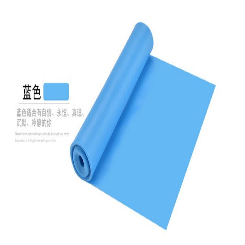 米奇喵tpe弹力带瑜伽伸展带瑜伽拉力带拉伸2000*150*0.45mm蓝色