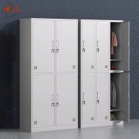 质凡六门更衣柜员工柜铁皮柜储物柜办公柜类简约现代金属柜子其他
