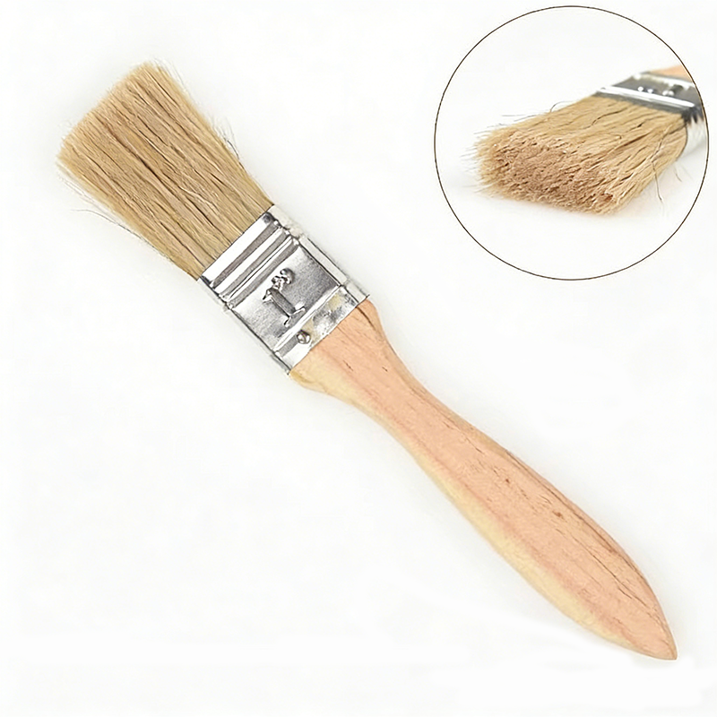 晨以橙 毛刷扁油刷 加厚1寸宽25mm 把高清大图