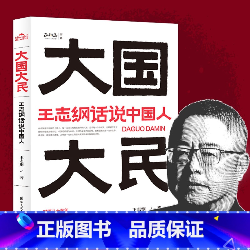 大国大民:王志纲话说中国人 【正版】大国大民 王志纲话说中国人 中国大江南北历史人文社科书籍 继林语堂吾国与吾民后新国民