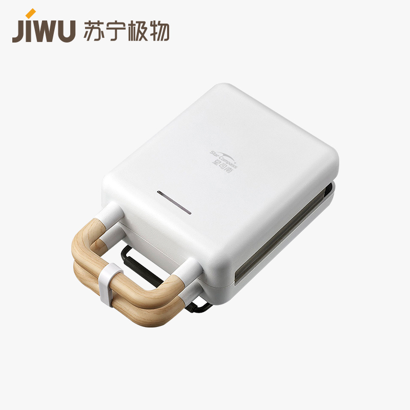 苏宁极物 星司南 多功能三明治机面包机料理机 单烤盘 白色