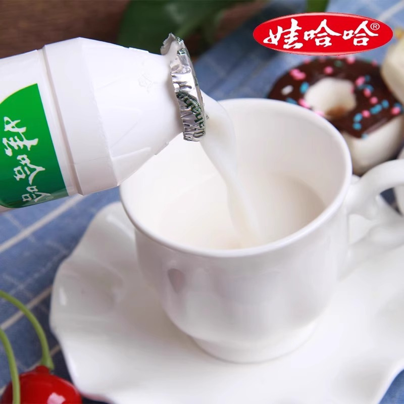 娃哈哈ad钙奶饮料100g*12瓶哇哈哈儿童营养乳酸菌风味酸奶牛奶饮品整箱高清大图