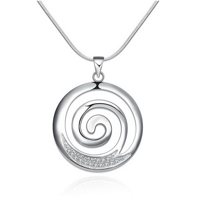 N540 Women Silver Necklace 镀925纯银女项链日韩版锁骨链潮人送女朋友七夕情人节礼物