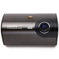 飞利浦(Philips)汽车载行车记录仪CVR500高清1080P大屏3.0触摸一键锁定后视镜无缝循环夜视
