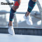 锐步Reebok运动腿套男压缩保护套保暖护小腿套一对装