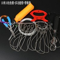 不锈钢多功能路亚钳子带称控鱼器套装抓鱼器夹鱼器摘钩器取鱼钳