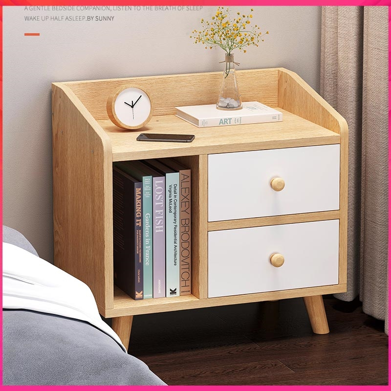 床头柜置物架简约现代卧室收纳迪玛森小柜子床边储物柜北欧小型迷你