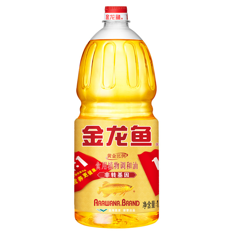 金龙鱼非转基因黄金比例调和油1.8L