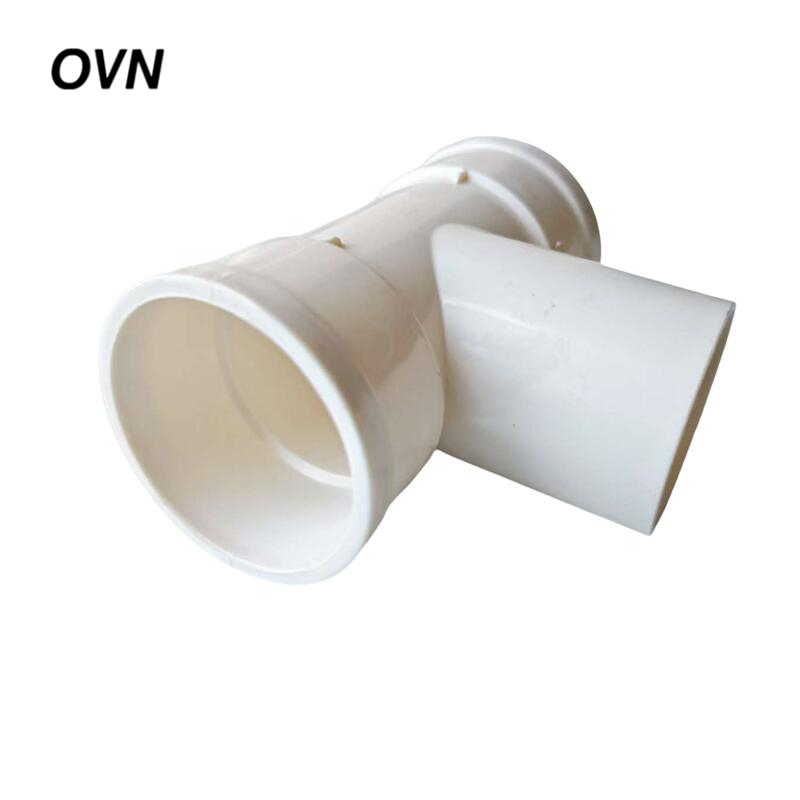 OVN PVC变径三通 50*40mm 10个1包 包高清大图