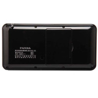 熊猫(PANDA)DS-130收音机老人播放器插卡U盘可充电小录音随身听便携老年人迷你儿歌手机音箱 黑色
