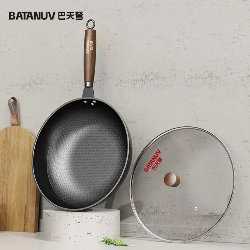 巴天弩(BATANUV)家用传统老铁锅炒锅BTN-DC42011高清大图