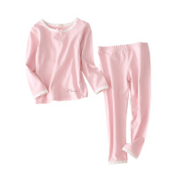 儿童家居服纯棉秋冬宝宝睡衣女童秋衣秋裤套装经典