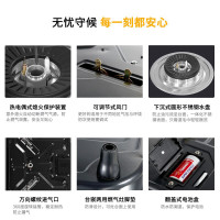 樱花(SAKURA)燃气灶 一级能效 4.5KW双灶 灶台嵌两用 防爆钢化玻璃灶具 煤气灶(液化气)JZY-BGC1T