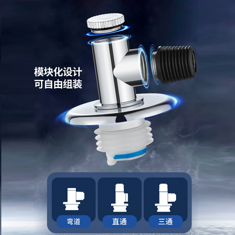 古达洗衣机下水管地漏接头排水管道专用防溢两用卫生间三通盖