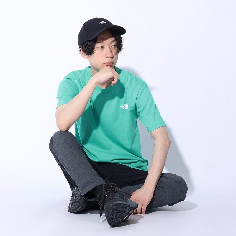 THE NORTH FACE户外透气速干短袖T恤男装CoolDry伸缩LOGO印花休闲运动衫